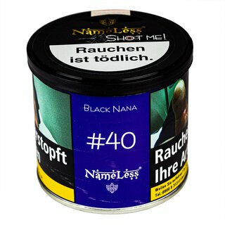 NameLess 200g - #40 Black Nana TEV